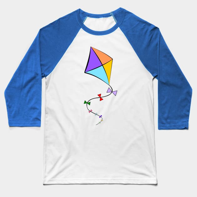 Flying High Baseball T-Shirt by traditionation